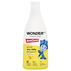 Гель для душа WONDER LAB 2в1 Банановый рай, 550мл, картинка