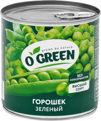 Горошек зеленый O´GREEN, 425мл, фото