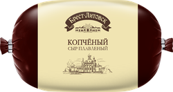 Сыр плавленый копченый БРЕСТ-ЛИТОВСК 40%, без змж, 300г, крупный план