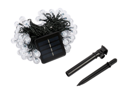 Гирлянда садовая на солнечной батарее GIARDINO CLUB 12м 100 LED, Арт. 1452007, крупный план