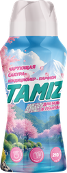Кондиционер-парфюм для белья TAMIZ Чарующая сакура, в гранулах, 210г, крупный план
