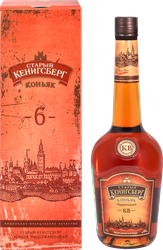 Коньяк СТАРЫЙ КЕНИГСБЕРГ КВ выдержанный 40%, п/у, 0.7л, детальное фото