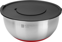 Миска PLATINUM CHOICE нержавеющая сталь с набором терок – 3шт, 4.8л, Арт. HLLG2, изображение
