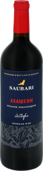 Вино SAUBARI Akhasheni сортовое ординарное красное полусладкое, 0.75л, фото