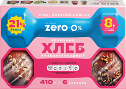 Хлеб белковый MR.DJEMIUS ZERO низкоуглеводный, 410г, изображение