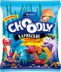 Мармелад жевательный ESSEN Choоdly Карибские чумиксы, 170г, фото