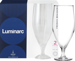 Набор бокалов для пива LUMINARC Французский ресторанчик, 620мл, Арт. N6027, 2шт, крупный план