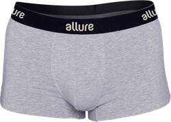 Изображение товара Трусы мужские ALLURE боксеры размер в ассортименте, серый меланж, Арт. ALR 00003