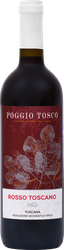 Вино POGGIO TOSCO Россо Тоскано сортовое красное сухое, 0.75л, детальное фото