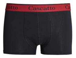 Трусы мужские CASCATTO боксеры р. M–XXL, однотонные с цветной резинкой, Арт. BXM1807, фотография