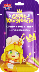 Карамель КАНДИ КЛАБ Супер стик, мягкая с татуировкой, 5г, детальное фото