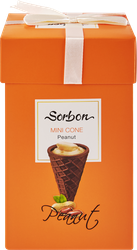 Конфеты SORBON мини-рожок арахис и воздушные зерна, 200г, фото