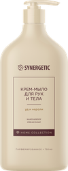 Крем-мыло SYNERGETIC Уд, нероли, 750мл, вид