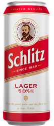 Пиво светлое SCHLITZ Premium Helles фильтрованное пастеризованное 5%, 0.43л, фотография