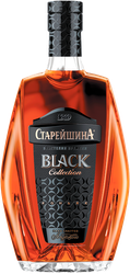 Коньяк СТАРЕЙШИНА Блэк Коллекшн 3 года 40%, 0.5л, картинка