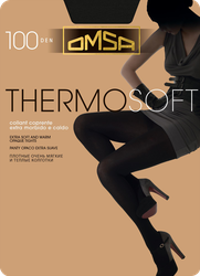 Колготки женские OMSA Termosoft 100 den nero 2, детальное фото