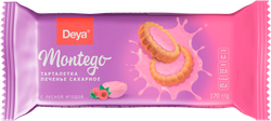 Печенье сахарное DEYA Тарталет Монтего, с лесными ягодами, 170г, детальное фото