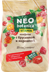 Конфеты NEO-BOTANICA Vitamin с желейным корпусом, с брусникой и морошкой, 200г, фотография