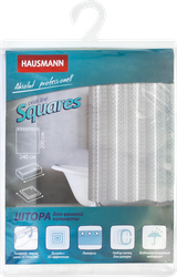 Штора для ванной HAUSMANN Waves Squares 200x240см, в ассортименте, фотография