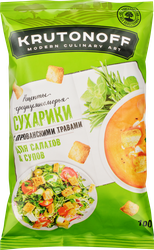 Сухарики пшеничные КДВ ГРУПП Крутонофф, с прованскими травами, 100г, картинка