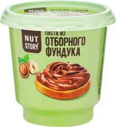 Паста шоколадно-ореховая NUT STORY, 350г, крупный план