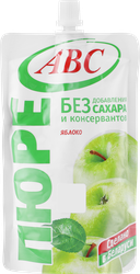 Пюре фруктовое ABC Яблочное, 200г, фото