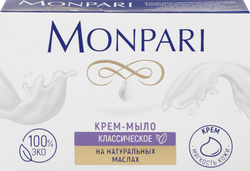 Крем-мыло туалетное MONPARI Классическое, 100г, вид