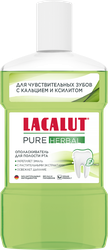 Ополаскиватель для полости рта LACALUT Pure Herbal, 475мл, фотография