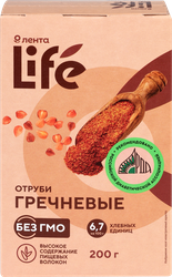 Отруби гречневые ЛЕНТА LIFE, 200г, крупный план
