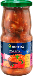 Фасоль ЛЕНТА По-монастырски, с овощами 490г, крупный план