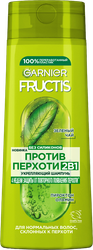 Шампунь для волос FRUCTIS Укрепляющий против перхоти 2в1, 400мл, крупный план
