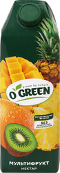 Нектар O'GREEN Мультифруктовый, 1л, изображение