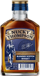 Виски NUCKY THOMPSON купажированный 3 года 40%, 0.1л, вид