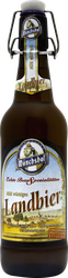 Пиво светлое MONCHSHOF LANDBIER фильтрованное пастеризованное 5,4%, 0.5л, крупный план