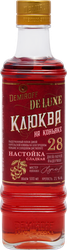 Настойка DEMIROFF Клюква на коньяке 21%, сладкая, 0.5л, изображение