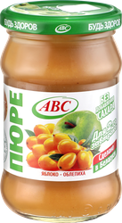 Пюре фруктово-ягодное ABC Яблочно-облепиховое, 280г, детальное фото
