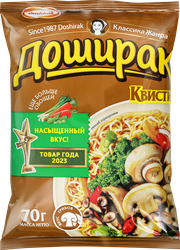 Лапша DOSHIRAK Квисти со вкусом грибов, 70г, картинка