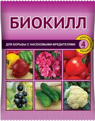 Пестицид для борьбы с насекомыми-вредителями Биокилл ампула, 4мл, крупный план