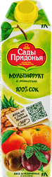 Сок САДЫ ПРИДОНЬЯ Мультифруктовый с мякотью восстановленный, 1л, детальное фото