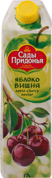 Нектар САДЫ ПРИДОНЬЯ Яблоко, вишня, 1л, фото