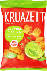 Изображение товара Сухарики-криспы ржаные KRUAZETT с томатом и базиликом, 70г