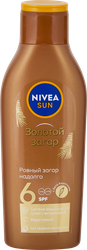 Лосьон NIVEA солнцезащитн Sun с витамином Е и каротином SPF 6, вид