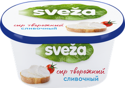 Сыр творожный SVEZA Сливочный 60%, без змж, 350г, изображение