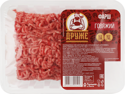 Фарш говяжий ДРУЖЕ, 400г, изображение