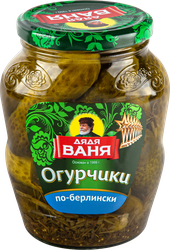 Огурчики маринованные ДЯДЯ ВАНЯ По-берлински, 680г, изображение