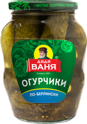Изображение товара Огурчики маринованные ДЯДЯ ВАНЯ По-берлински, 680г