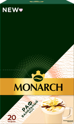 Напиток кофейный растворимый MONARCH Pаф со вкусом ванили, 20х15г, изображение