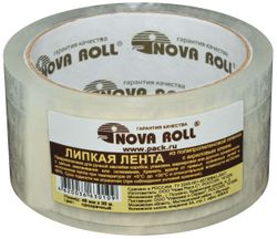 Скотч NOVA ROLL 48мм, прозрачный, 36м, детальное фото