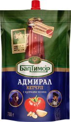Кетчуп томатный БАЛТИМОР Адмирал, 700г, крупный план