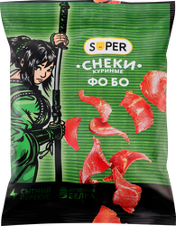 Снеки сырокопченые SUPER Фо Бо, из курицы, 70г, фото